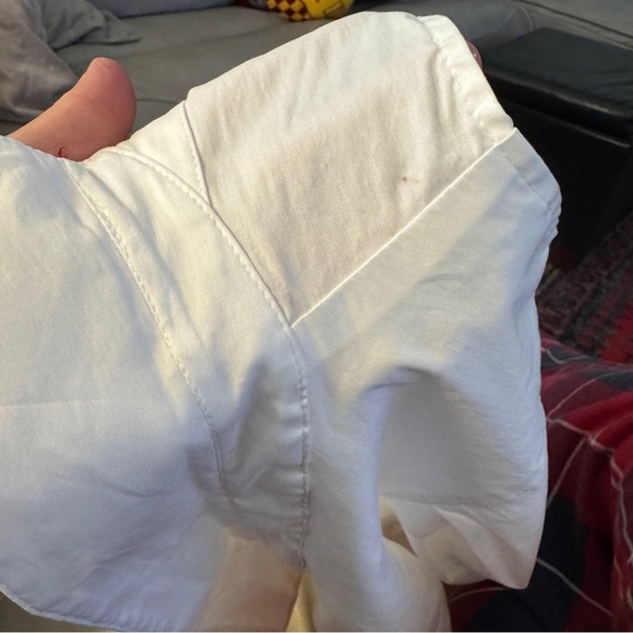 NWT WHBM White House Black Market Poplin Wrap Top Size 0 or XS - Picture 11 of 11